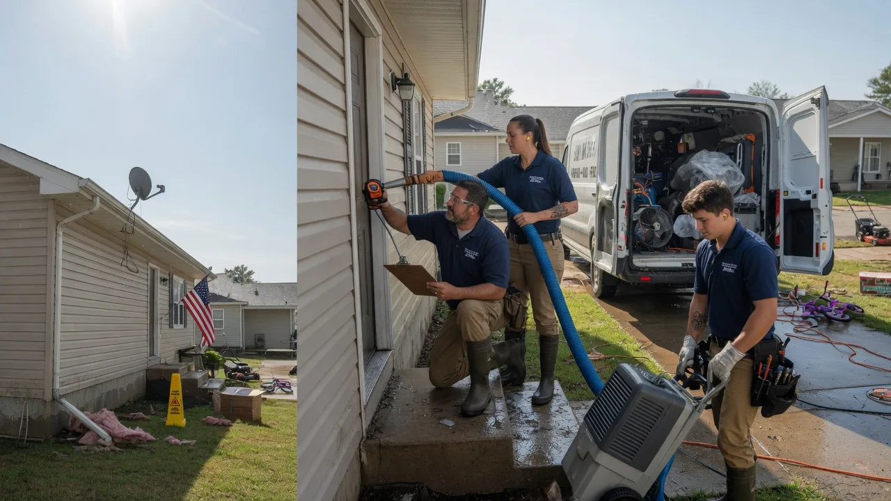 Ceiling Water Damage Restoration in Odessa, MN near me
